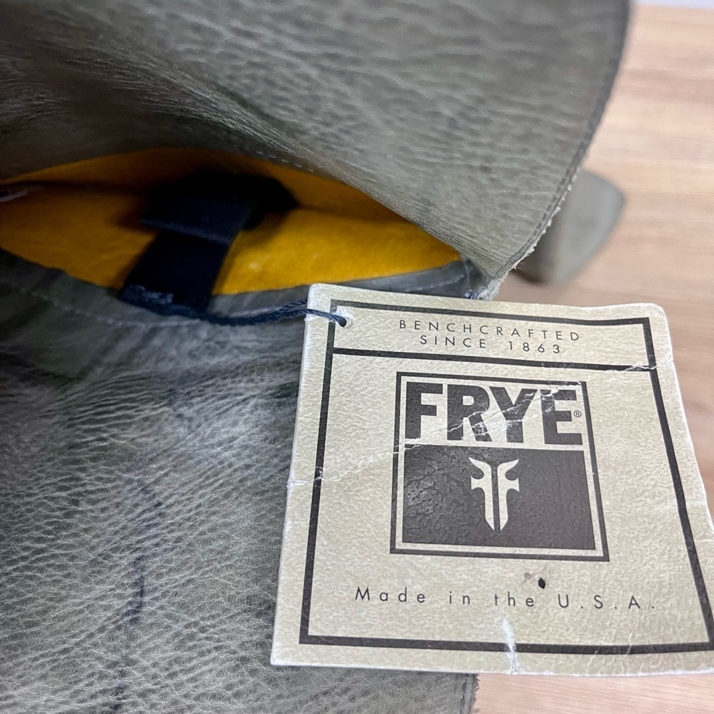 FRYE Over the Knee Tall Campus Boots RARE Blue Grey Size 9 - Picture 11 of 13